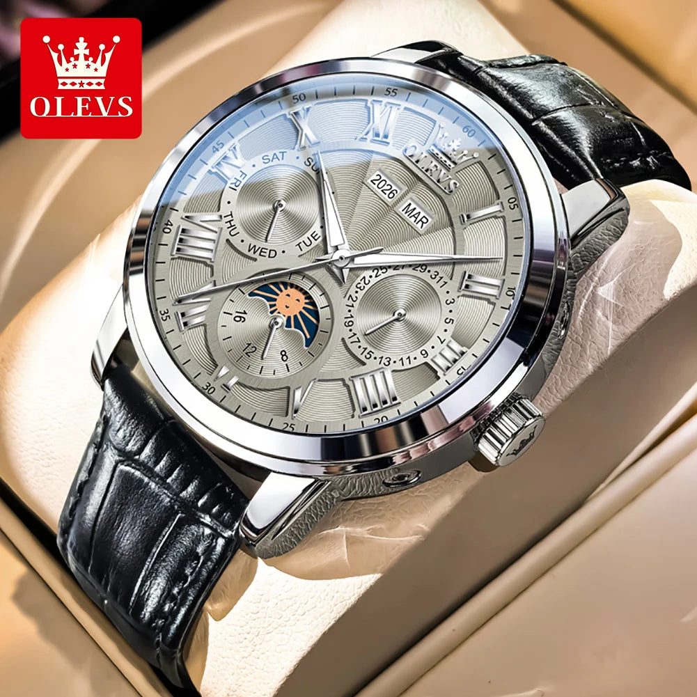 OLEVS 6785 Uhren Herren Top Luxus Klassische Mode Marke Mechanische Uhren Wasserdicht Automatische Handuhr Wochentag Datumsanzeige