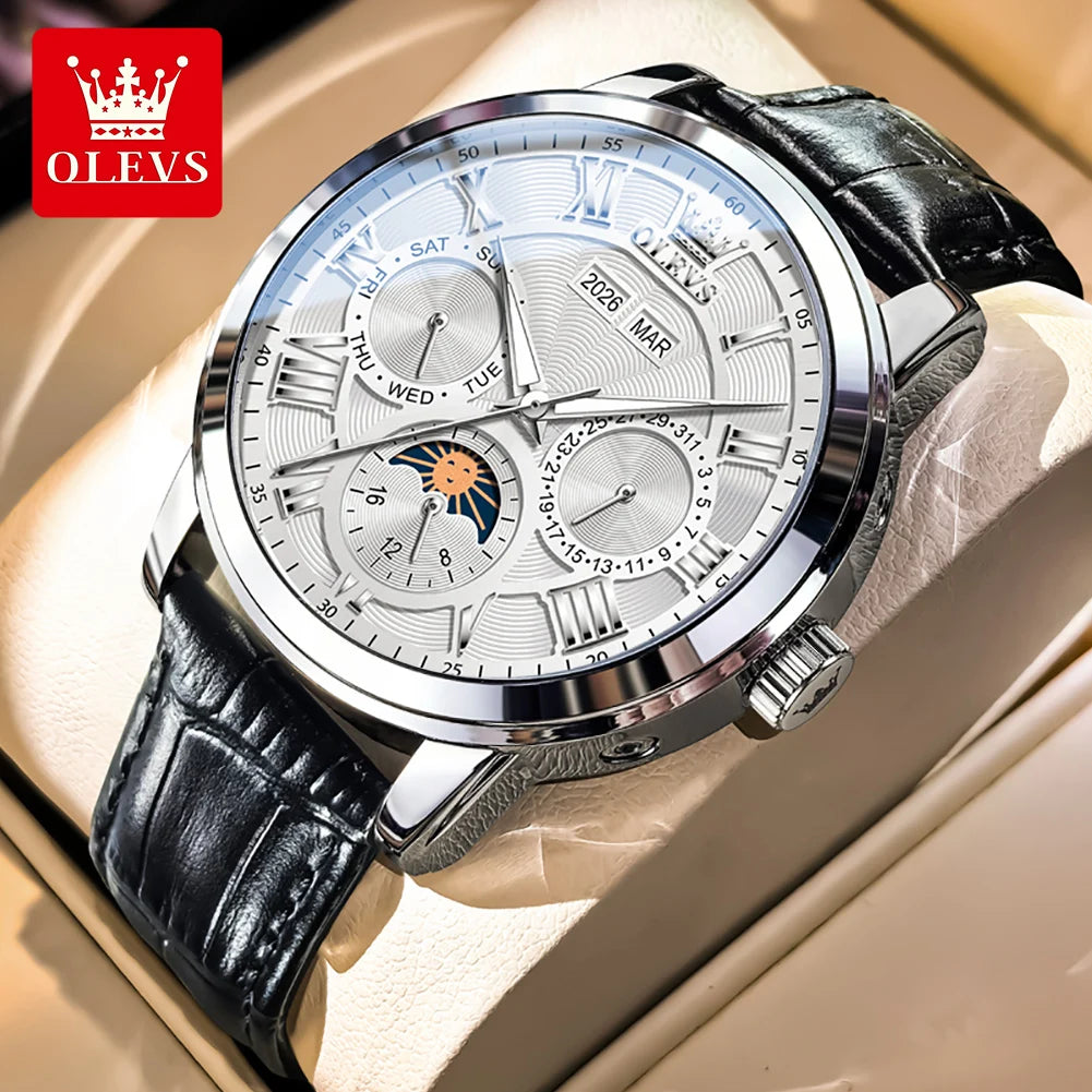 OLEVS 6785 Uhren Herren Top Luxus Klassische Mode Marke Mechanische Uhren Wasserdicht Automatische Handuhr Wochentag Datumsanzeige