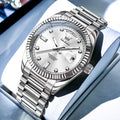 OLEVS 6736 Neue Original Herrenuhr Automatische Mechanische Uhr Luxusuhren für Herren 30M Wasserdicht Kalender Woche Zeigeruhr