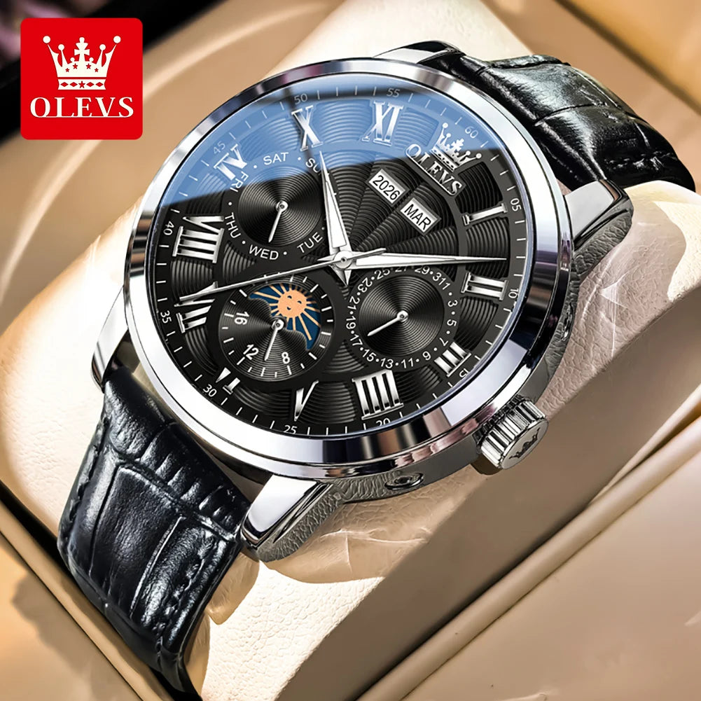 OLEVS 6785 Uhren Herren Top Luxus Klassische Mode Marke Mechanische Uhren Wasserdicht Automatische Handuhr Wochentag Datumsanzeige