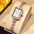 OLEVS 3665 Uhr Damen Luxus Schlichte Quarzuhr für Damen Top-Marke Original Wasserdicht Elegante Damenuhr Stahlband