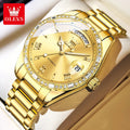 OLEVS 6747 Herrenuhr Original Mechanische Automatikuhr Für Männer Wasserdichte Business-Uhr Aus Stahl Für Herren Armbanduhr Reloj