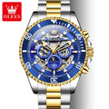 OLEVS 6715 Herren Automatikuhr Top Marke Automatisches Datum Hohlmechanische Uhr Für Männer Luxus Tief Wasserdicht Leuchtende Zeigeruhr