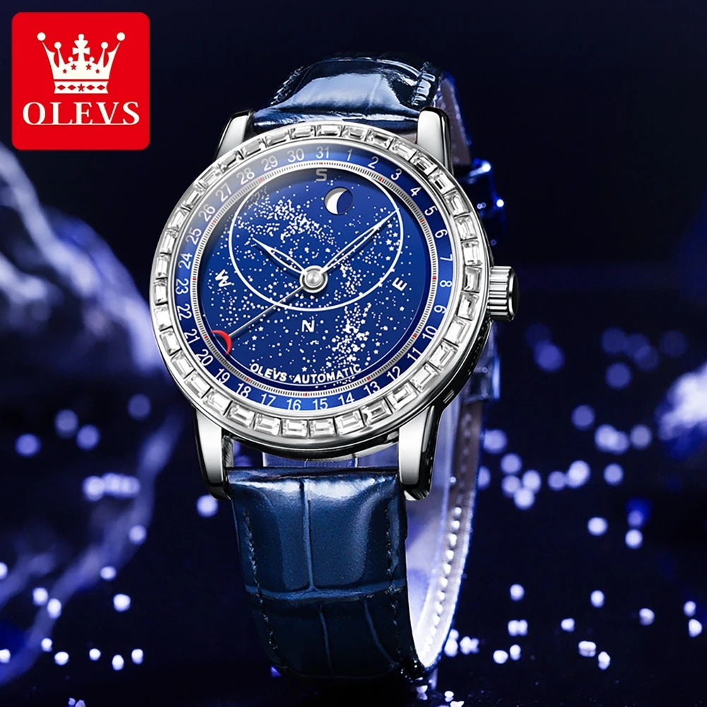OLEVS 9923 Herren Automatikuhr Luxus Fashion Mechanische Uhr Für Herren Top Marke Wasserdicht Original Herren Armbanduhr Leuchtend